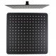 300mm 12 inch Stainless steel  Super-slim Square Nero Black Rainfall Shower Head 